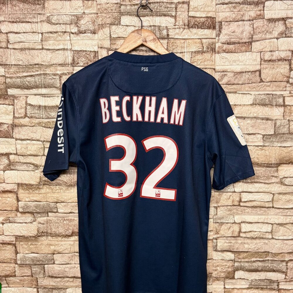 vintage Paris Saint-Germain 2012-2013 home Jersey David Beckham #32 Sz Large PSG
